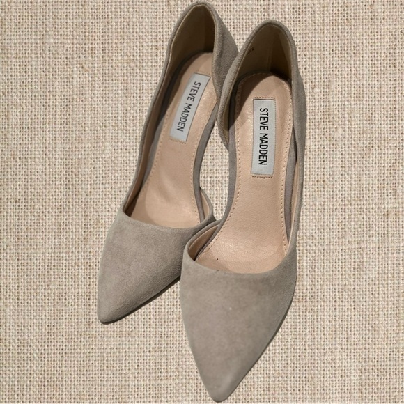 Steve Madden Shoes - Grey suede Pump heels